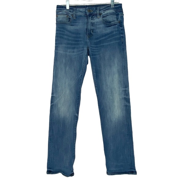 AEO Slim Straight Extreme Flex Blue Jeans Men's size 29W x 32L - Picture 1 of 15